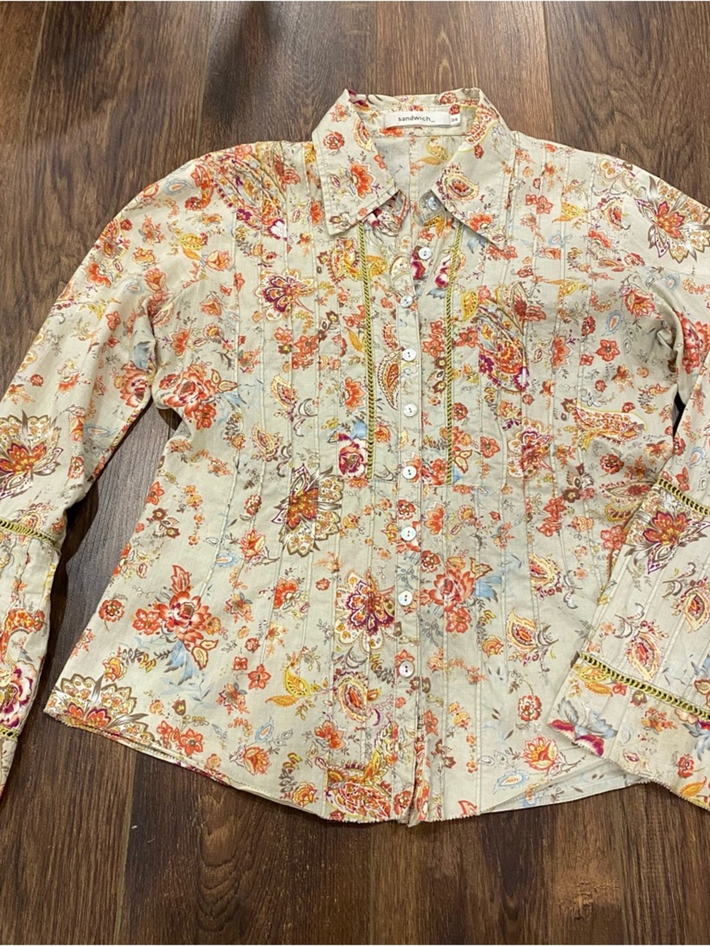 Sandwich_ cotton paisley blouse